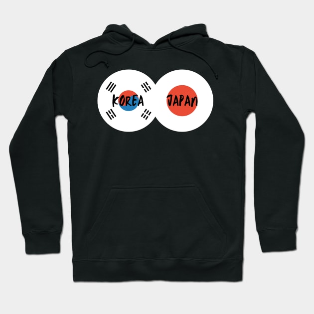 Korean Japanese - Korea, Japan Hoodie by The Korean Rage